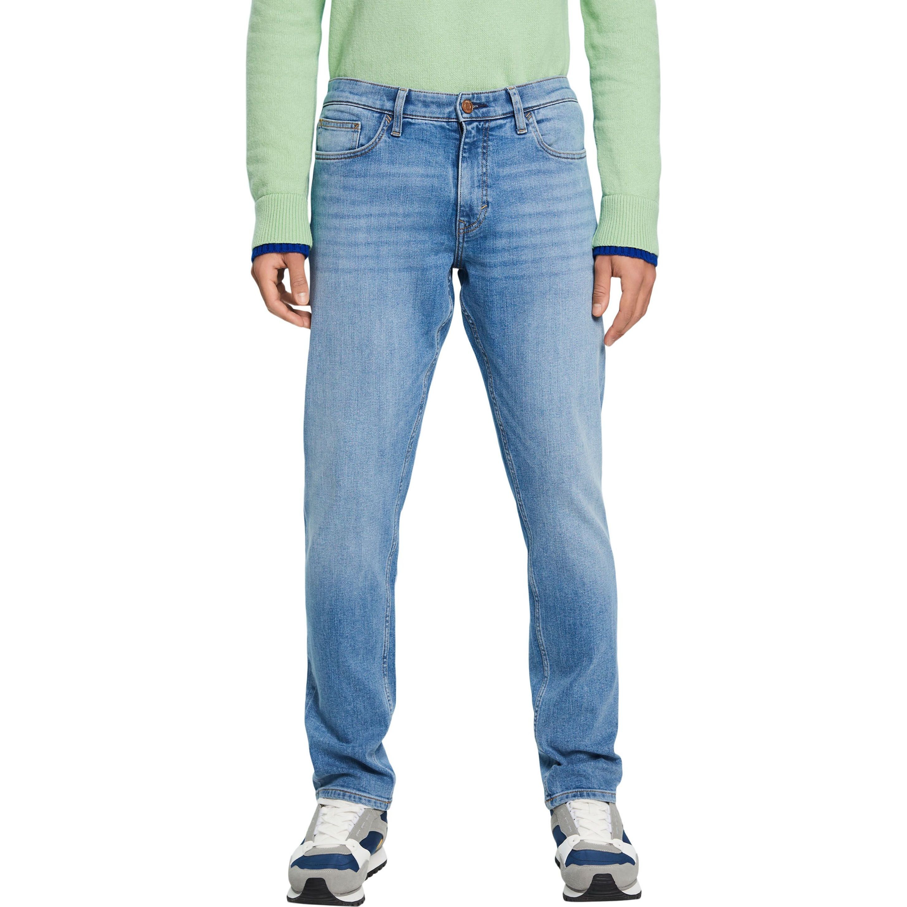 ESPRIT Slim džinsai vyrams, Mėlyna, Mid-Rise Slim Jeans 2