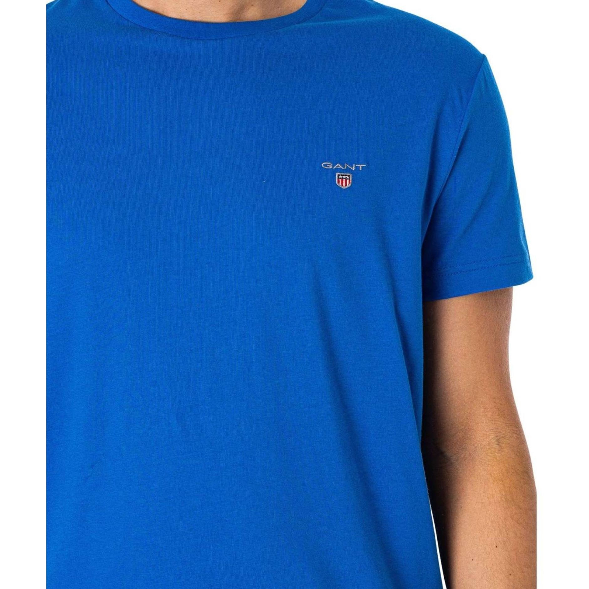 GANT Marškinėliai vyrams, Mėlyna, ORIGINAL 2