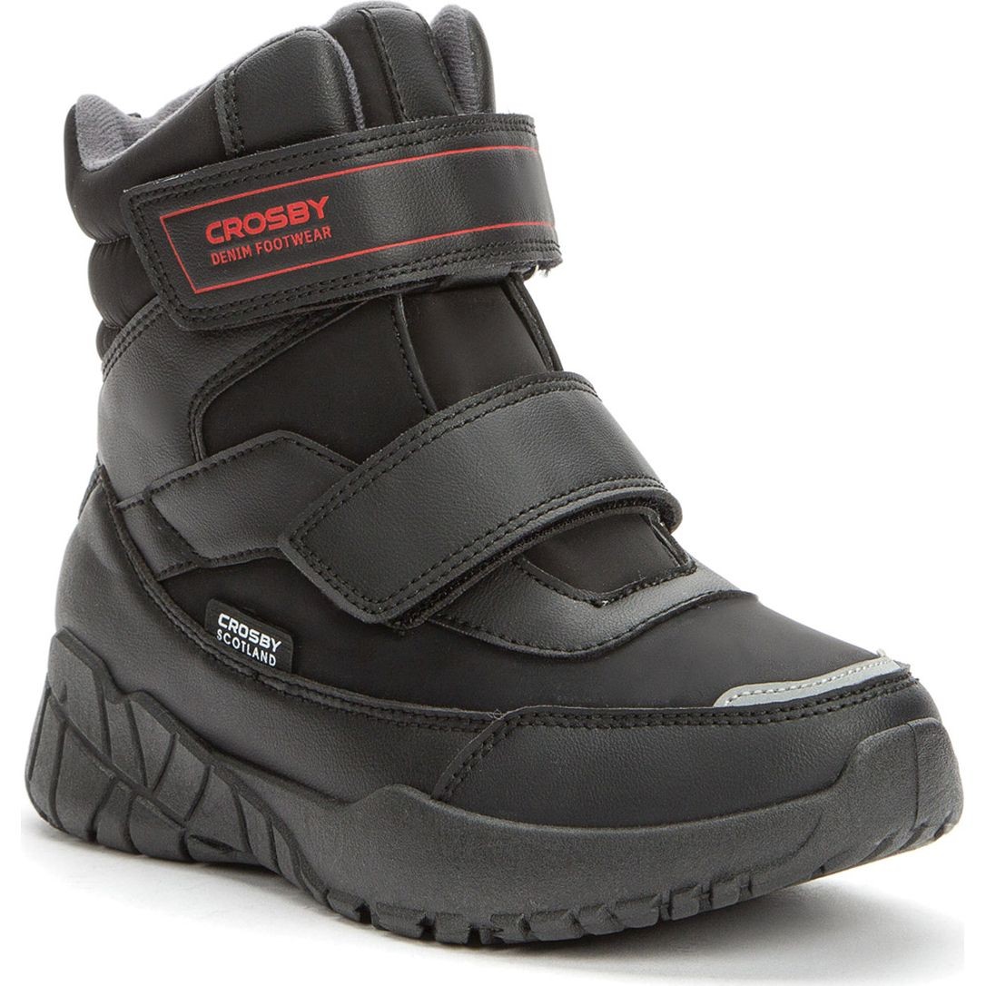CROSBY Aulinukai berniukams, Juoda, BOOTIES