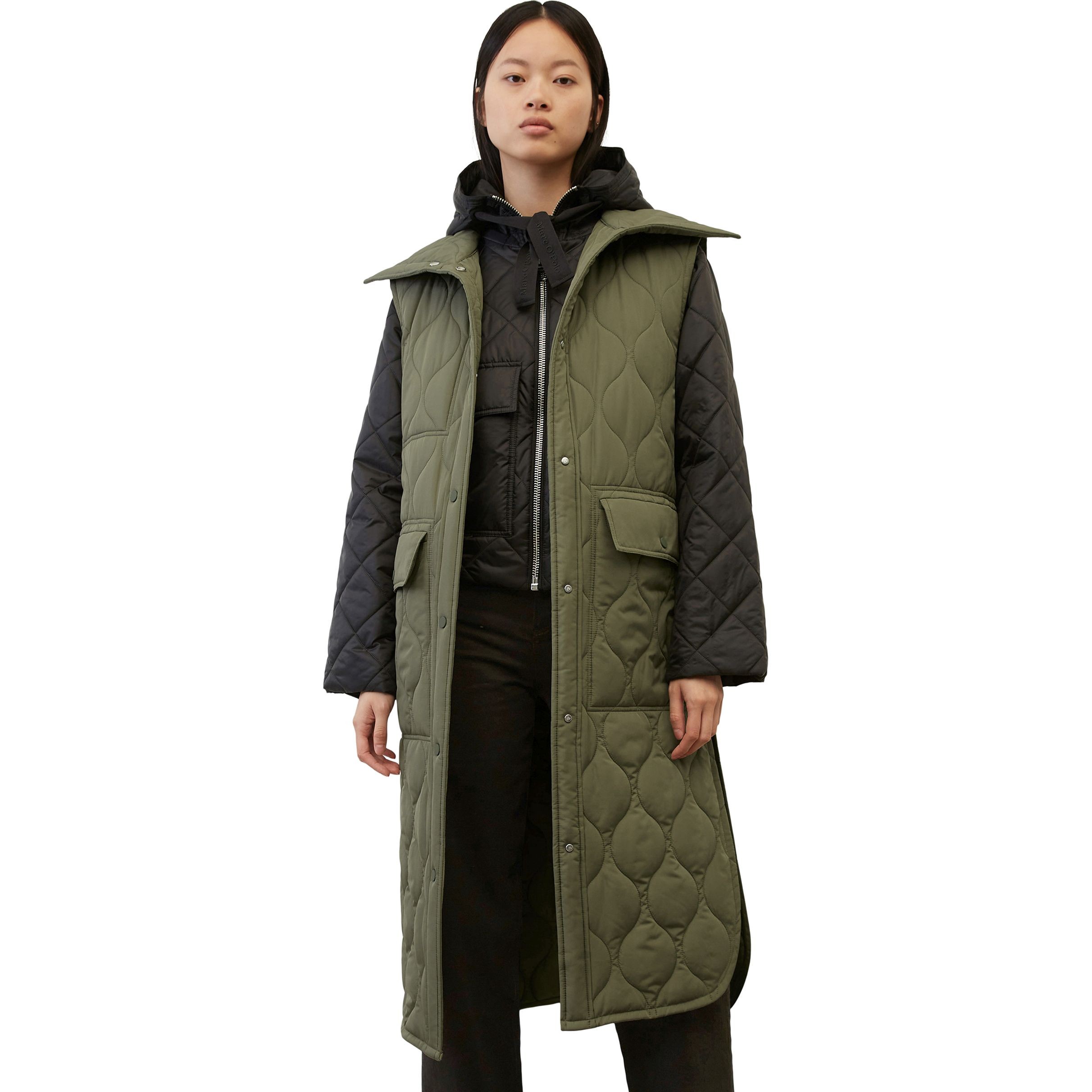 MARC O'POLO Vest moterims, olive crop 2