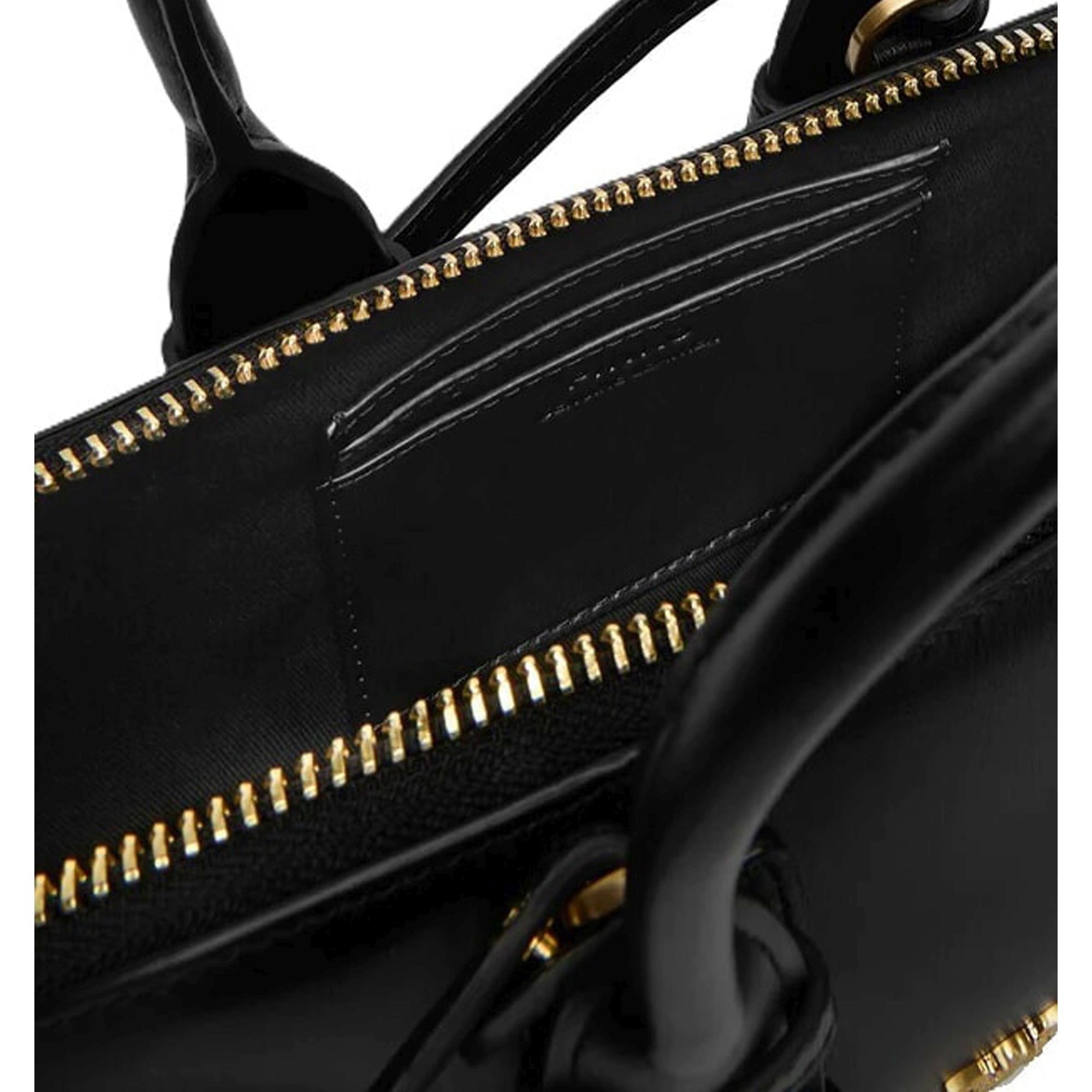 PINKO Rankinė moterims, Juoda, Bowling bag horizontal 3