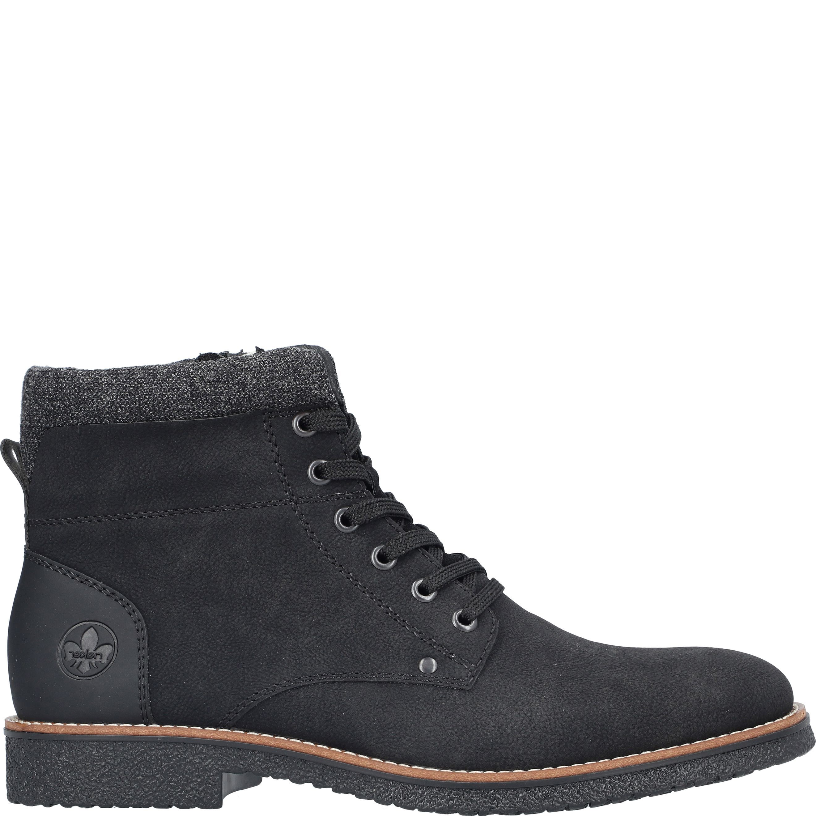 RIEKER Aulinukai vyrams, Juoda, BOOTIES 2