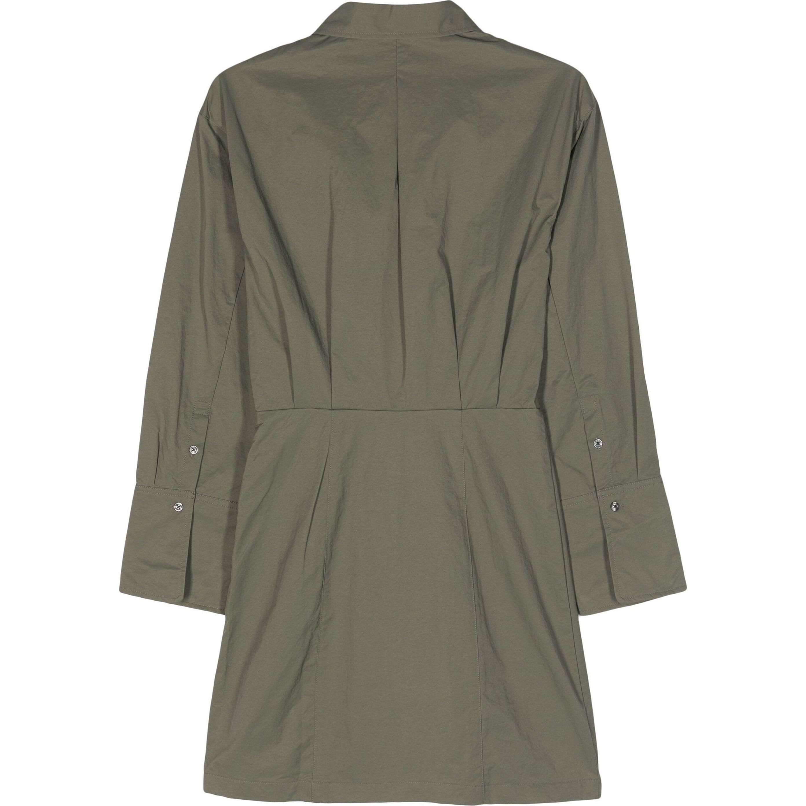 CALVIN KLEIN JEANS Midi suknelė moterims, Žalia, Shirt dress 2