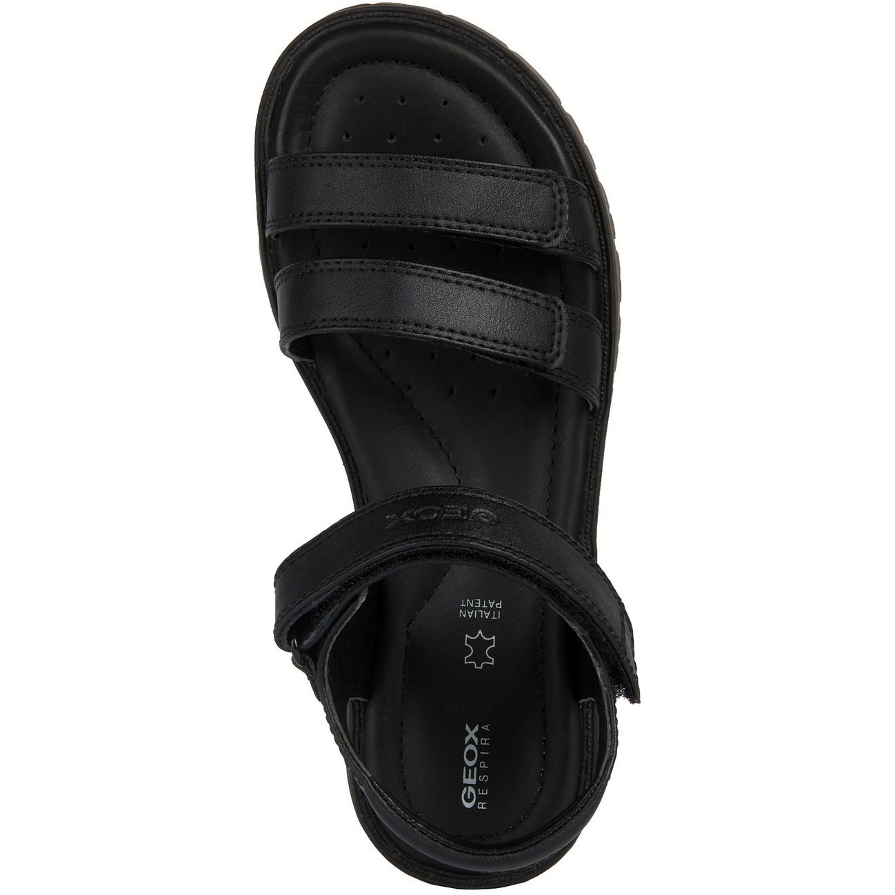 GEOX Basutės mergaitėms, Juoda, SANDALS STARBLUSH 5