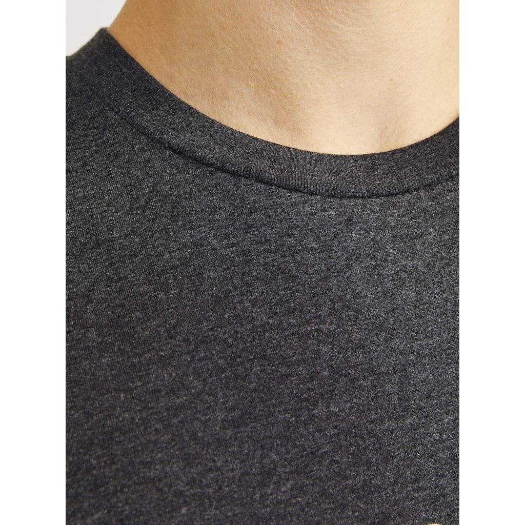 JACK & JONES Marškinėliai vyrams, Pilka, Alvis tee 4