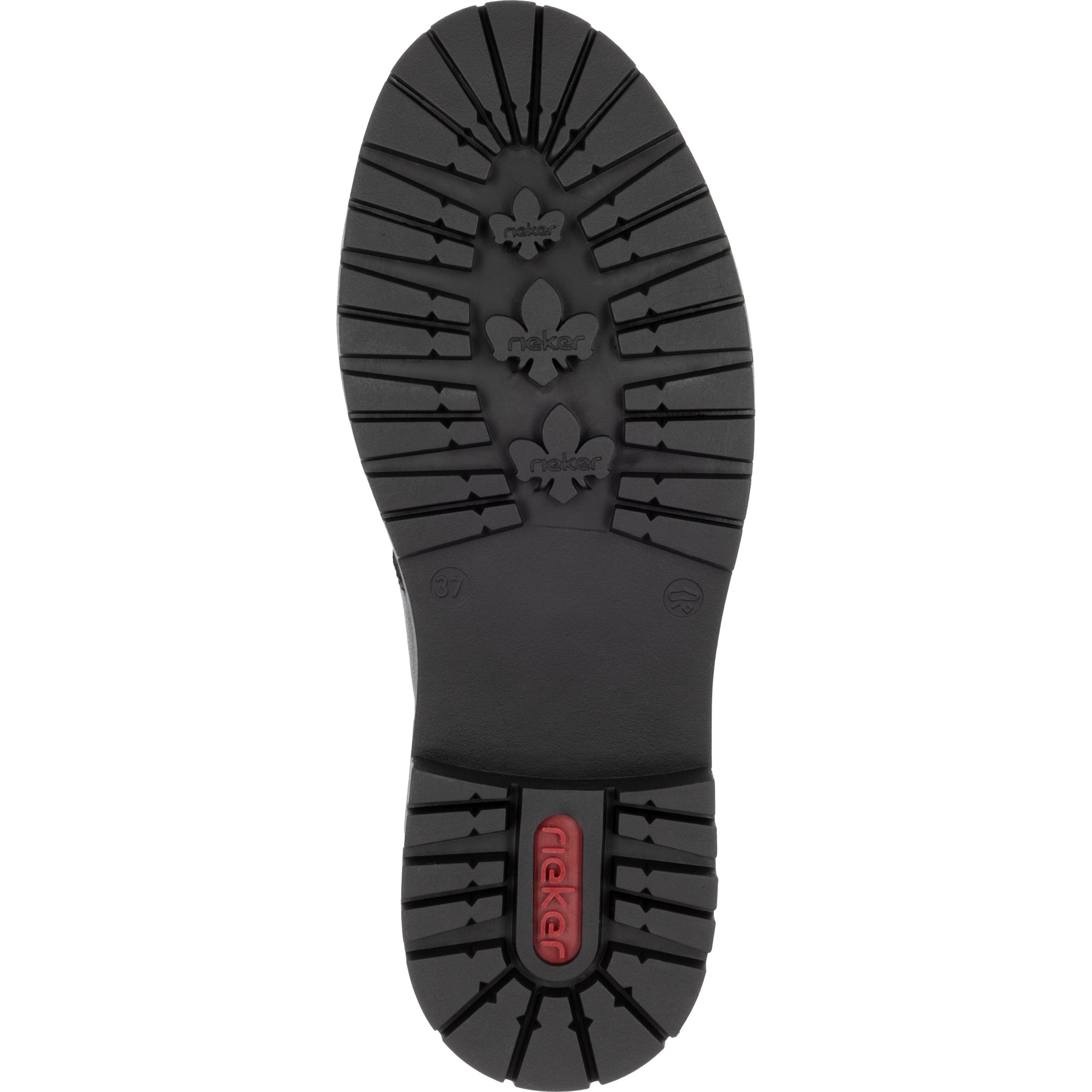 RIEKER Aulinukai moterims, Juoda, Ladies mid height boots 9