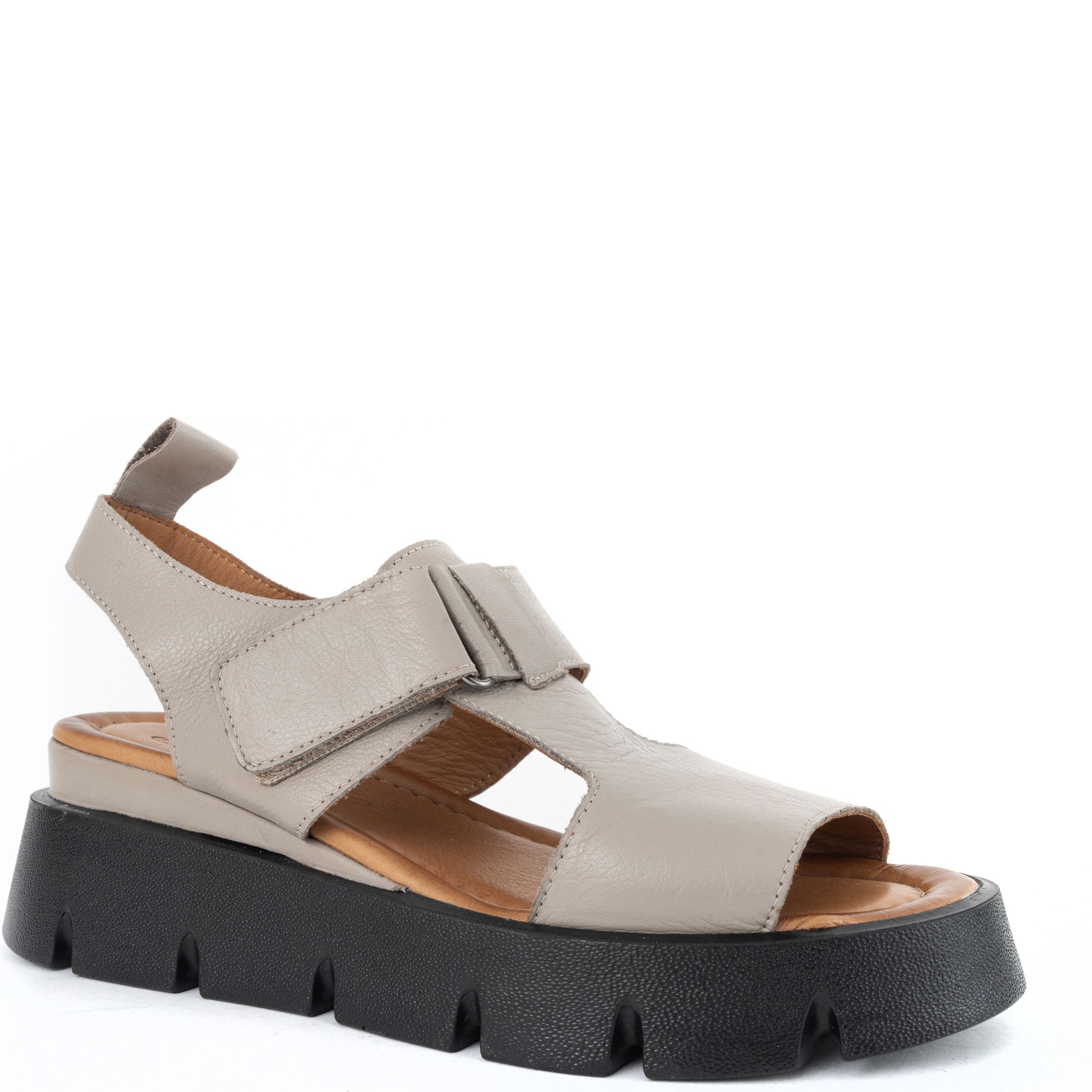 GRUNER SCHUHE Basutės moterims, Pilka, Sandals, GRUNER SCHUHE 1