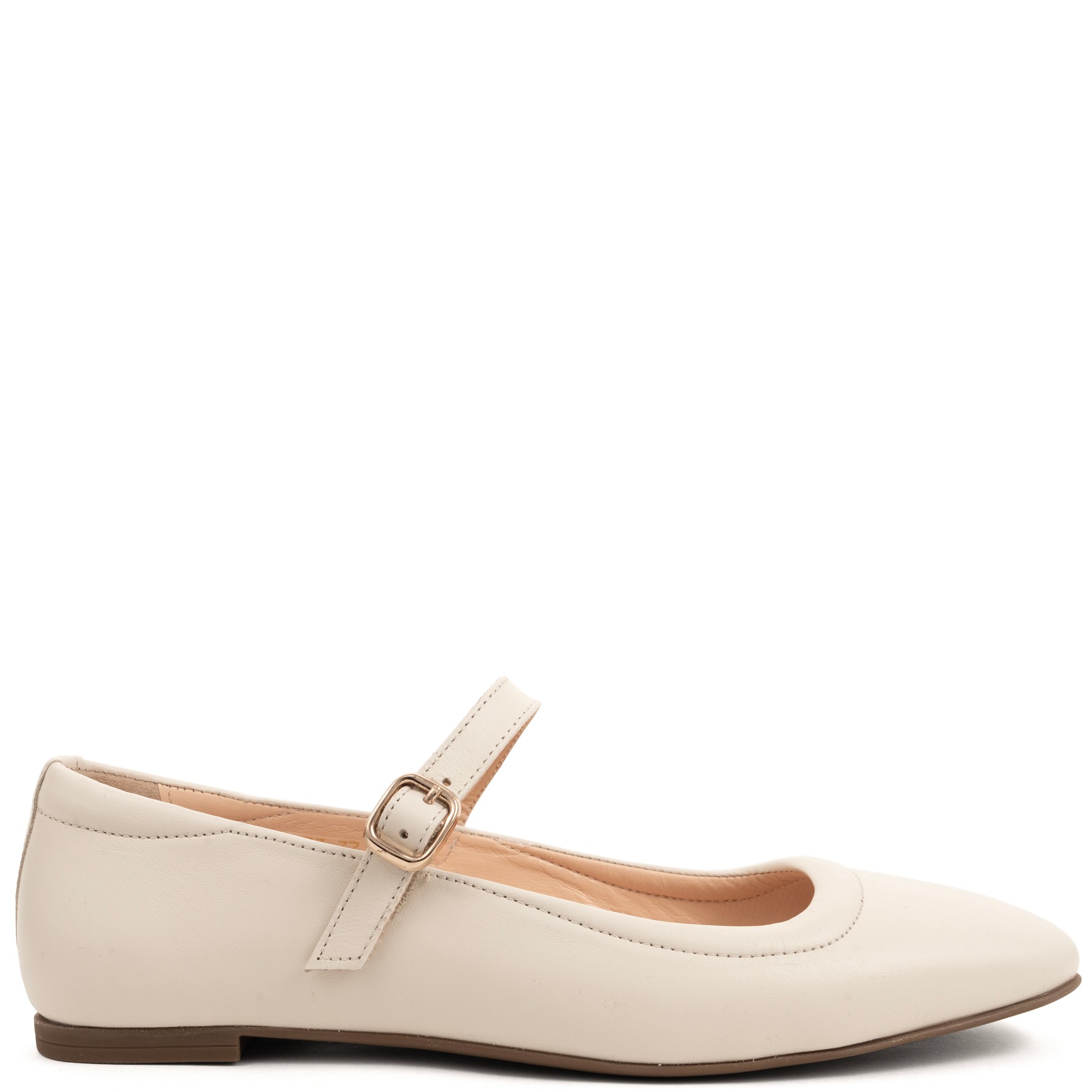 SERGIO MORETTI Balerinos moterims, Balta, Ballerinas 2