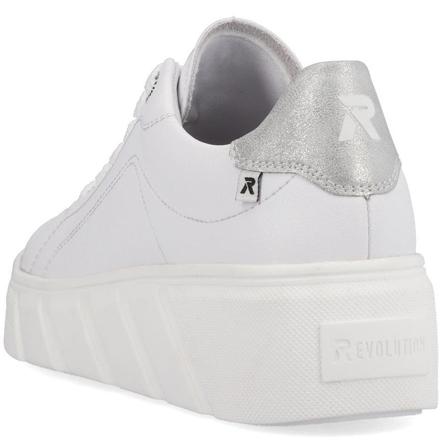 RIEKER Laisvalaikio bateliai moterims, Balta, LEISURE 5