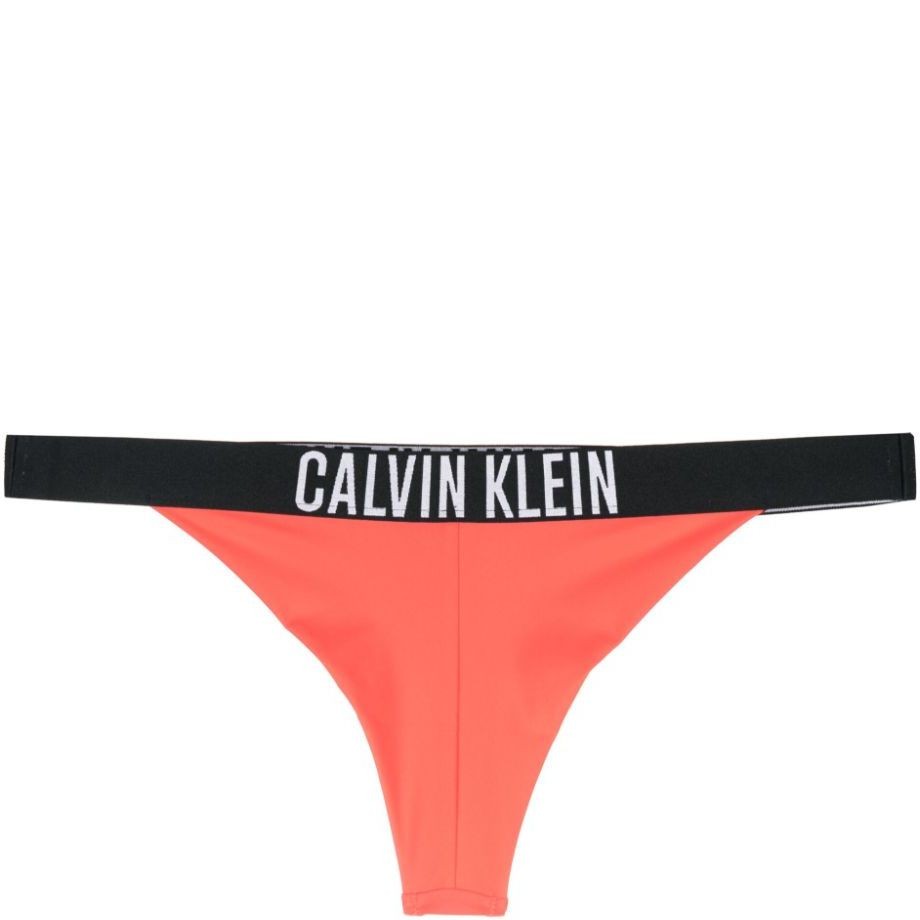 CALVIN KLEIN UW Apatinė kostiumėlio dalis moterims, Oranžinė, Brazilians 2