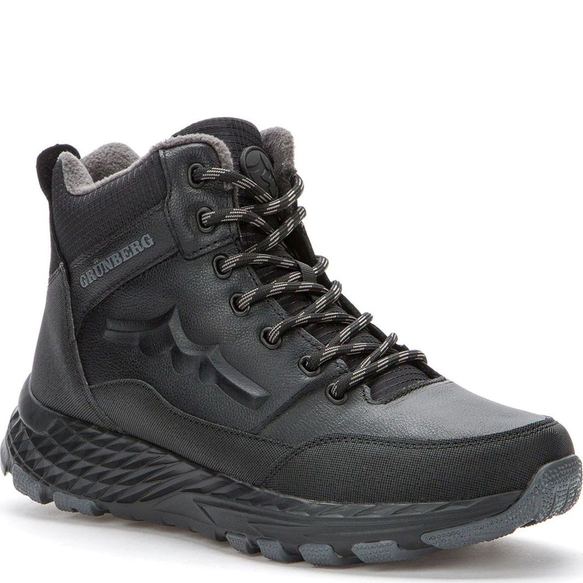 GRUNBERG Aulinukai vyrams, Juoda, Booties