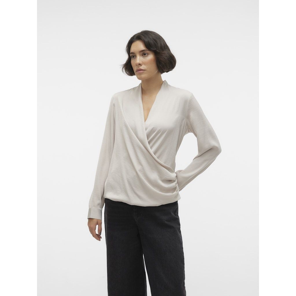 VERO MODA Palaidinės moterims, Pilka, VMKATRINE L/S MIDI TO 2