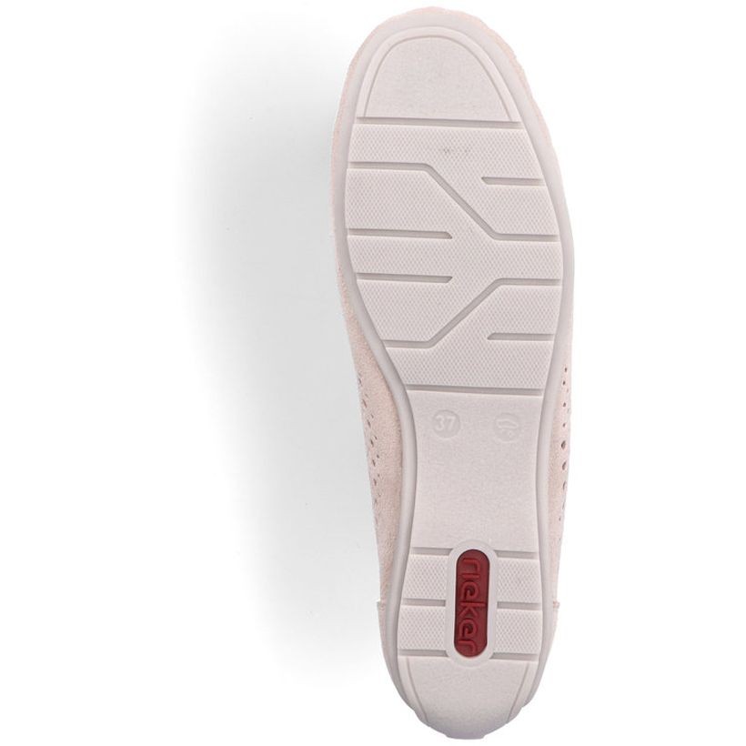 RIEKER Laisvalaikio bateliai moterims, Rožinė, LEISURE 14