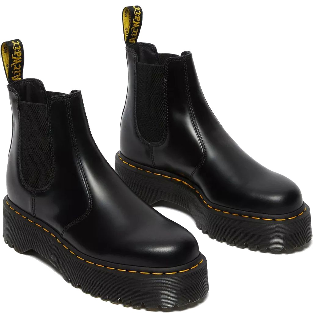 DR. MARTENS Aulinukai, Juoda, 2976 Quad Smooth Booties 3