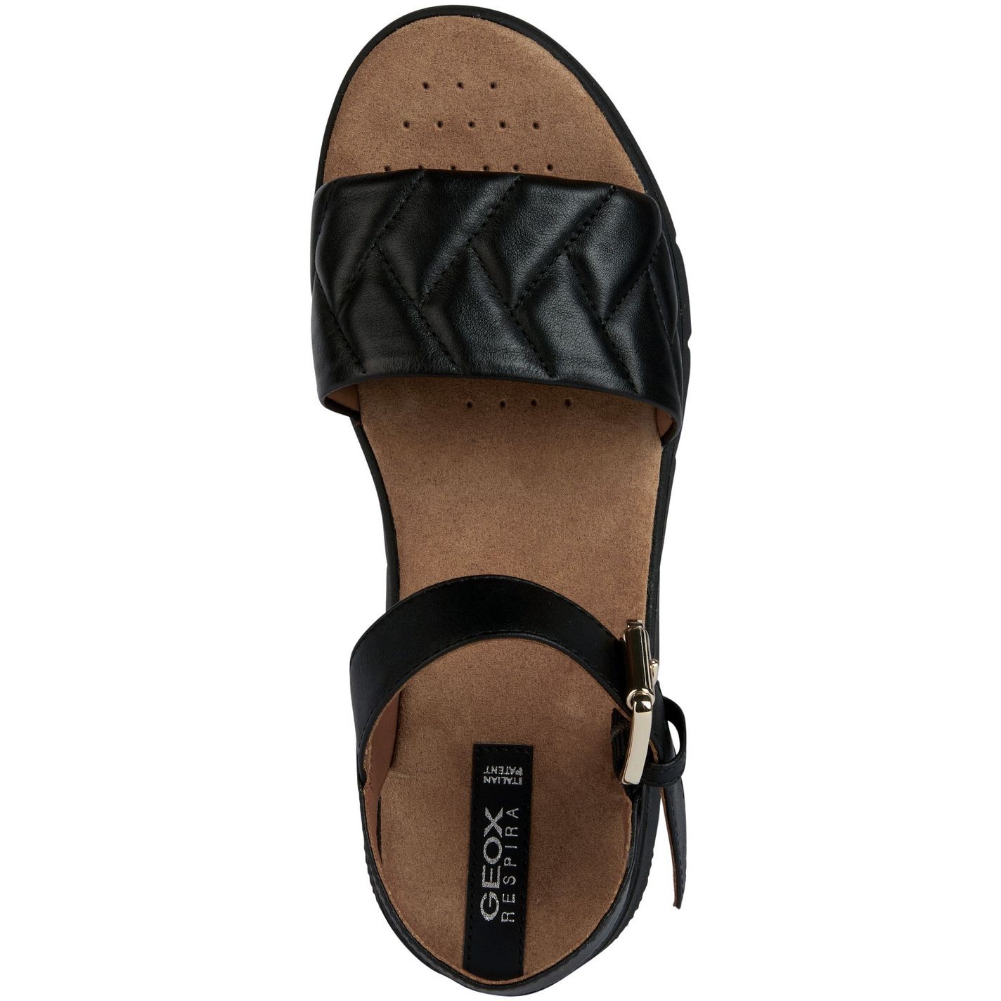 GEOX Basutės moterims, Juoda, DANDRA 40 SANDALS 5