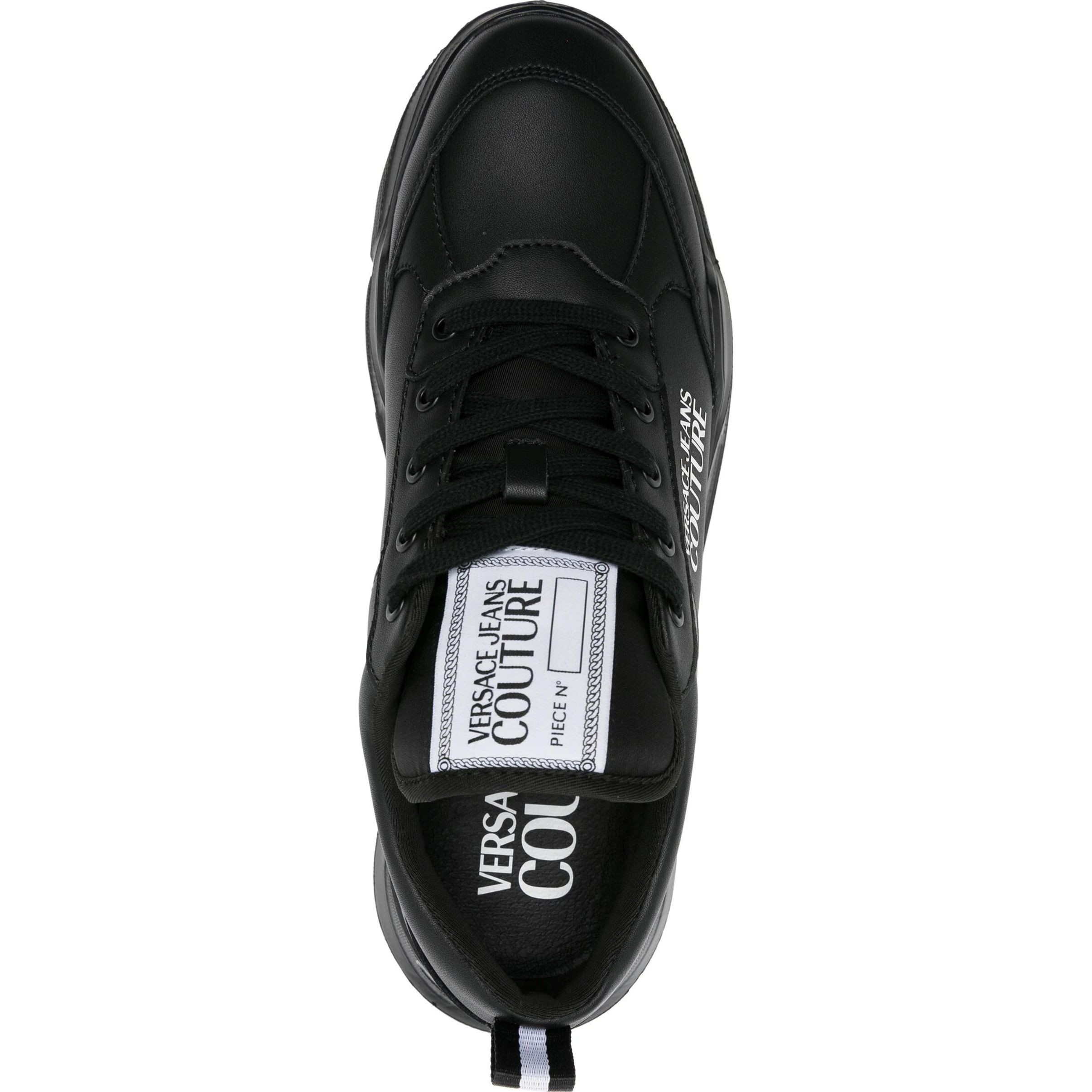 VERSACE JEANS CUTURE Sportbačiai vyrams, Juoda, Fondo Speedtrack Sneakers 4