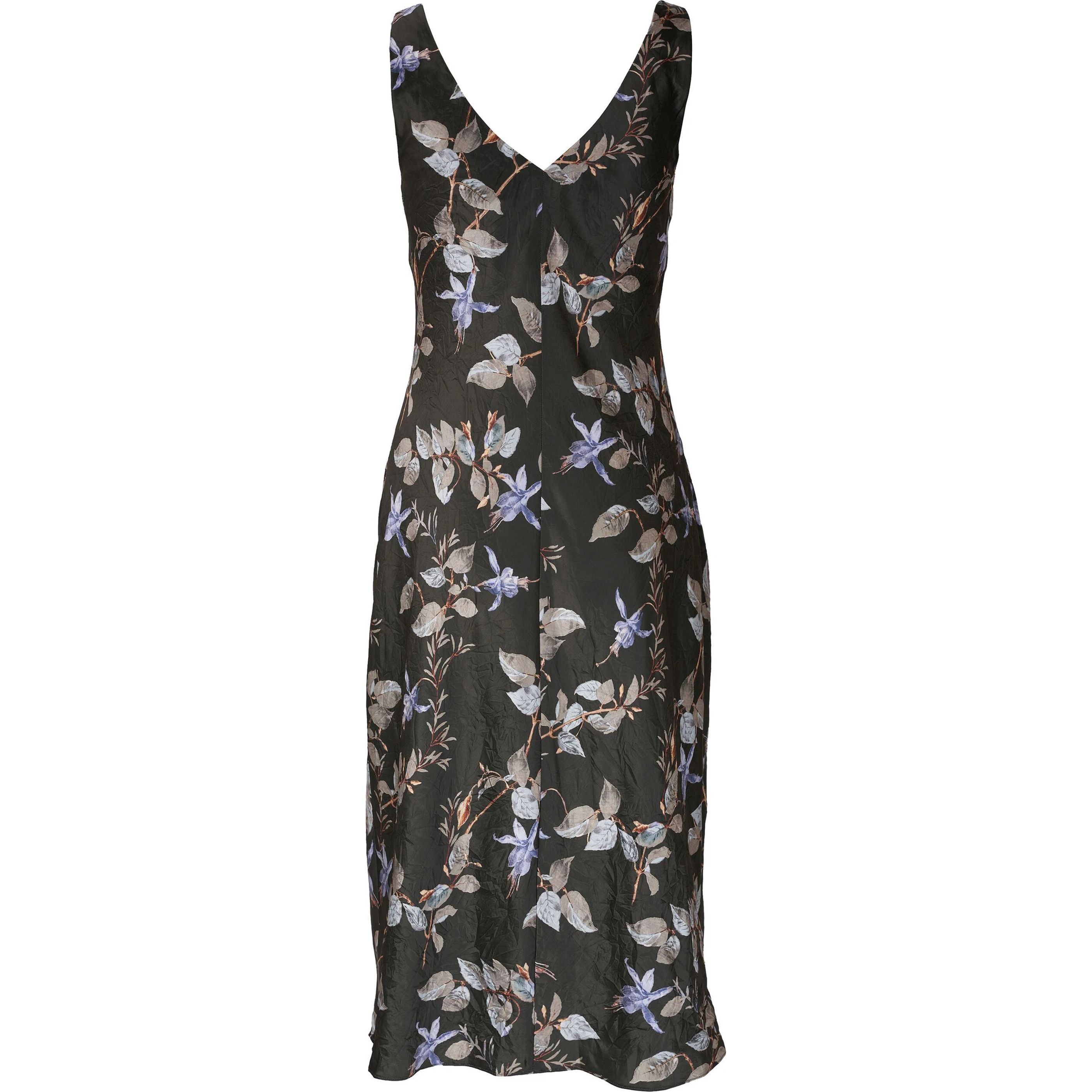 VINCE Midi suknelė moterims, Marga, Bellflower dbl v nk slip dress 2