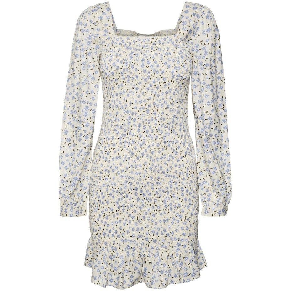 NOISY MAY Palaidinės moterims, Mėlyna, NMTONE L/S SQUARE NEC 1