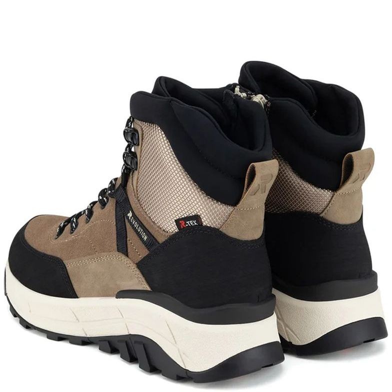 RIEKER EVOLUTION Aulinukai moterims, Smėlio, Ladies mid height boots 3
