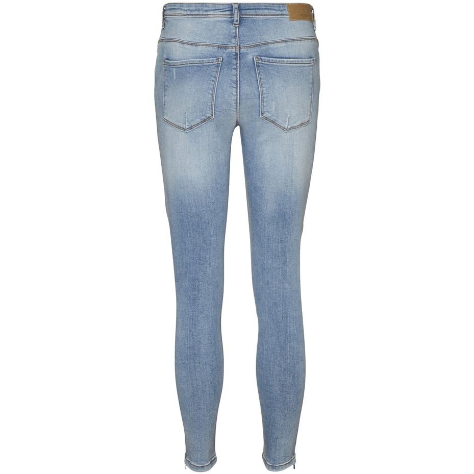 NOISY MAY Tiesūs džinsai moterims, Mėlyna, NMKIMMY NW ANK DEST J 2