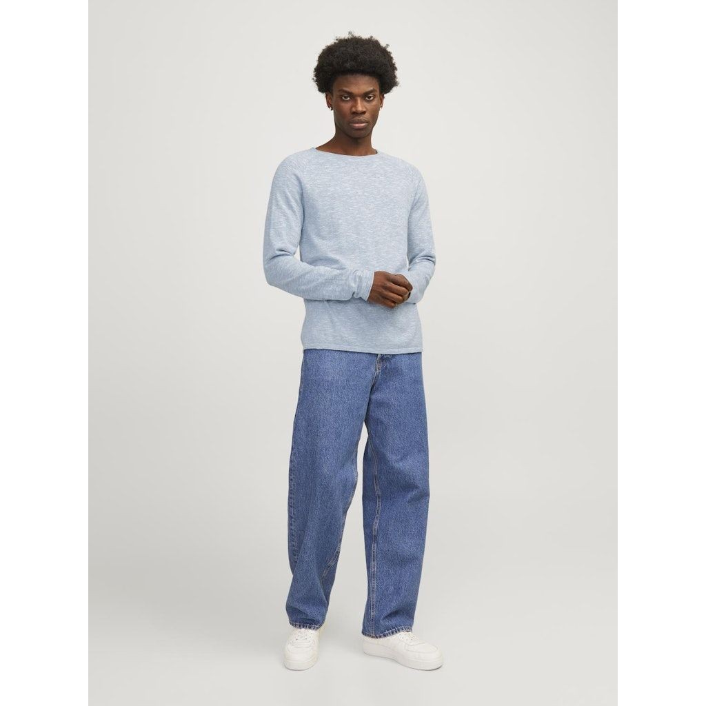 JACK & JONES Megztinis vyrams, Mėlyna, Jjelinen pullover 7