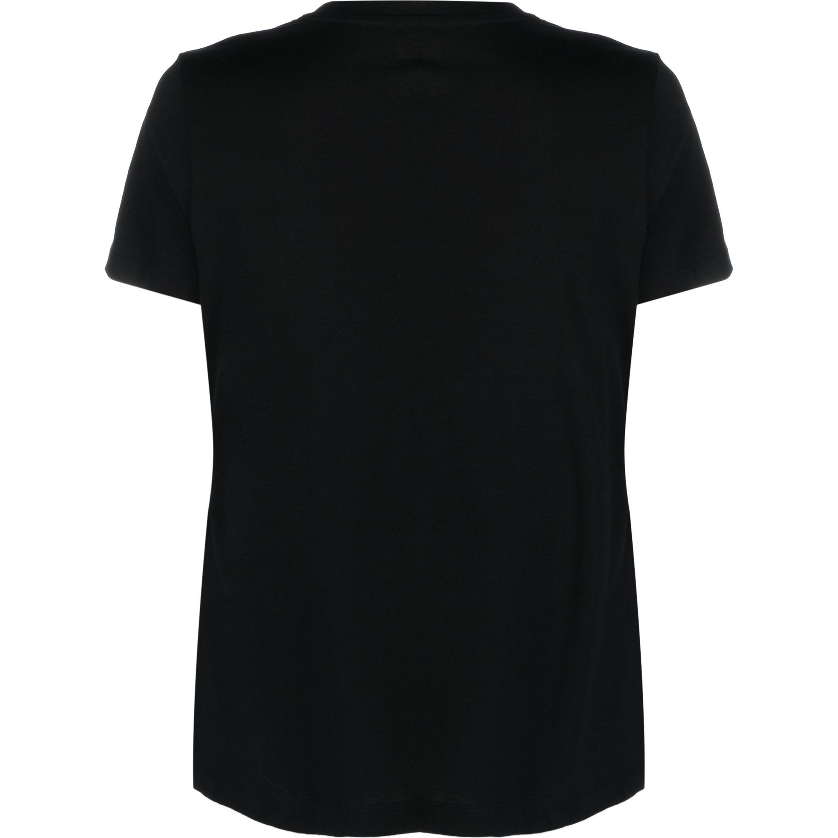 DKNY Marškinėliai trump. rankovėmis moterims, Juoda, S/s stud logo t shirt 2