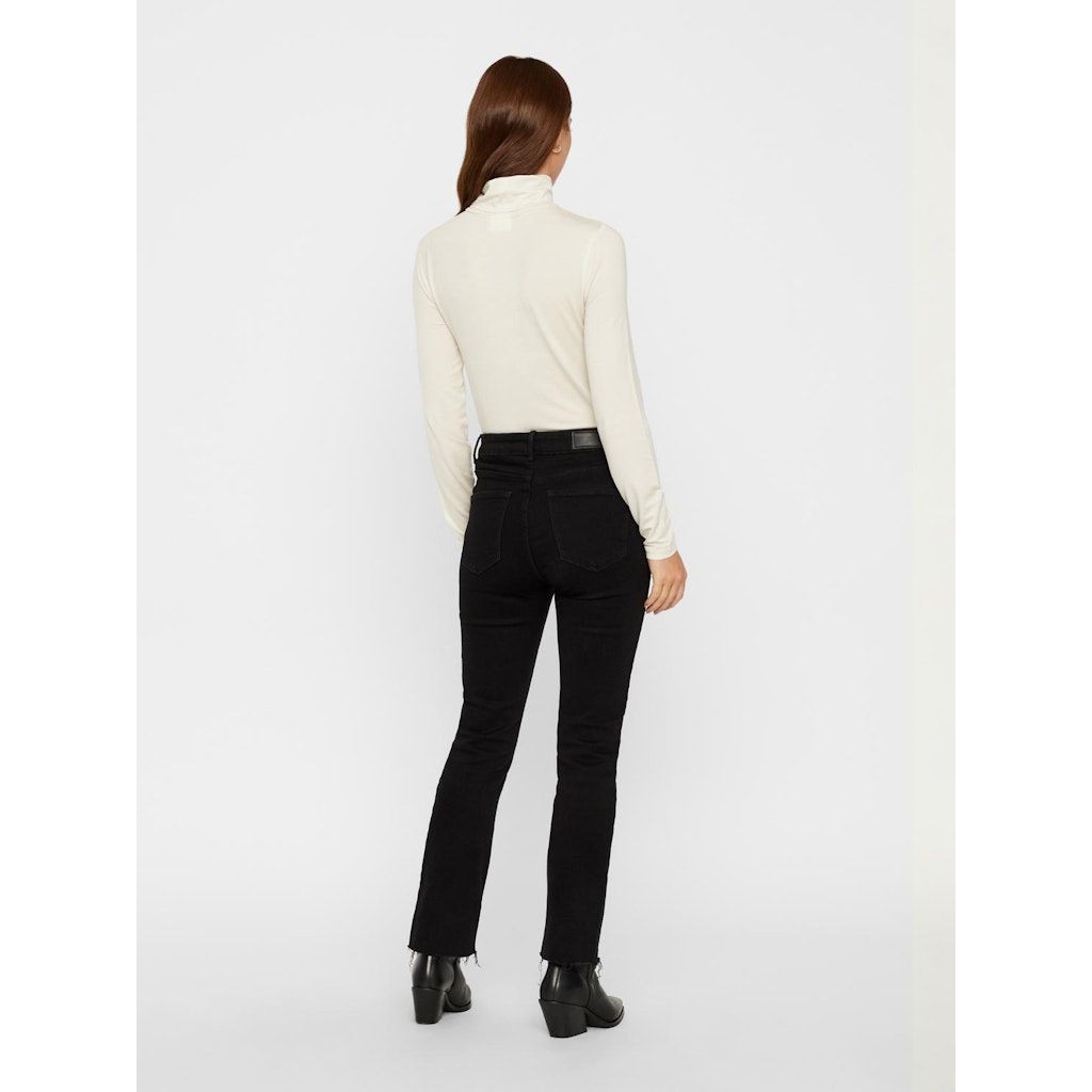 VERO MODA Marškinėliai moterims, Pilka, VMAVA LULU LS ROLLNEC 2