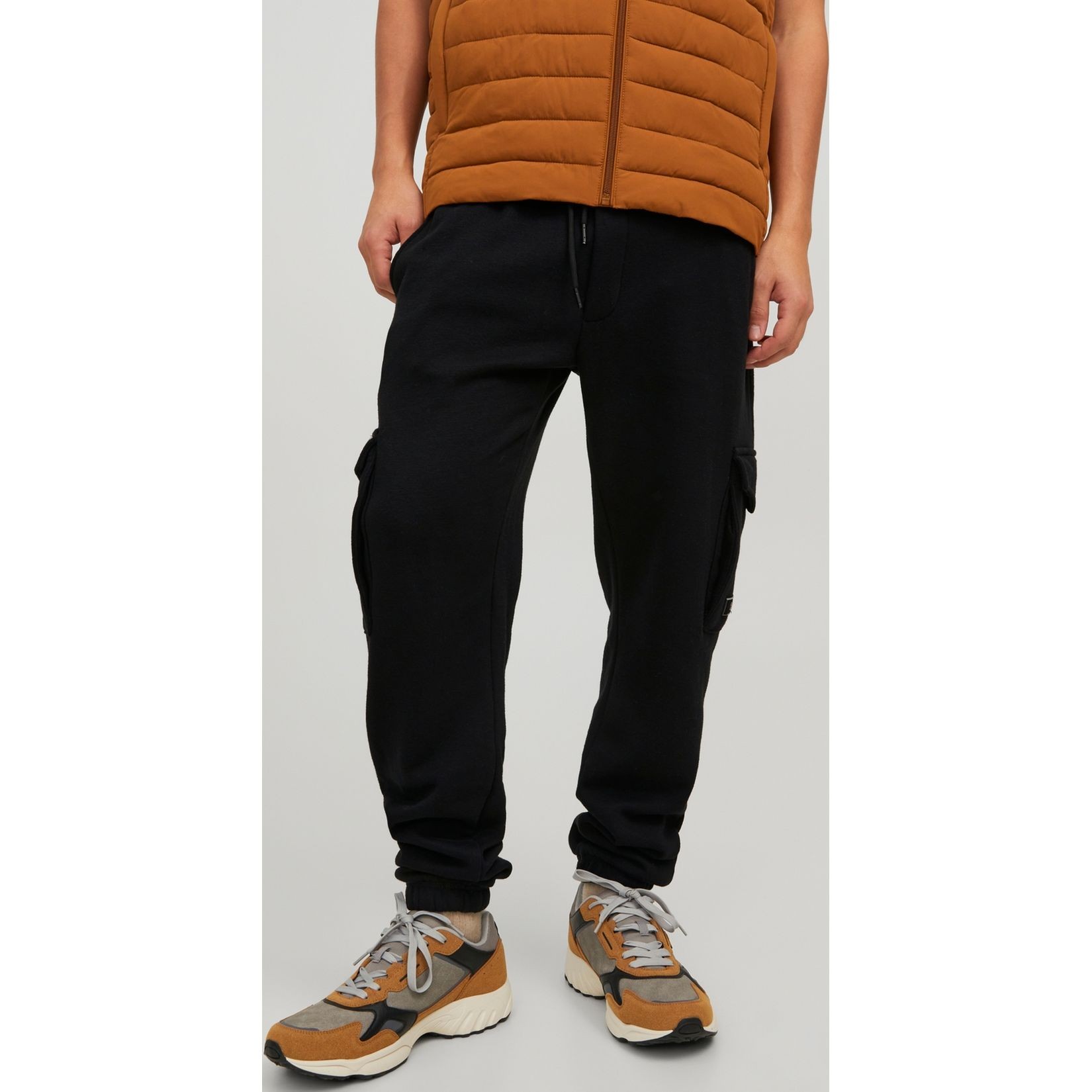 JACK & JONES Kelnės vyrams, Juoda, Kelnės 4