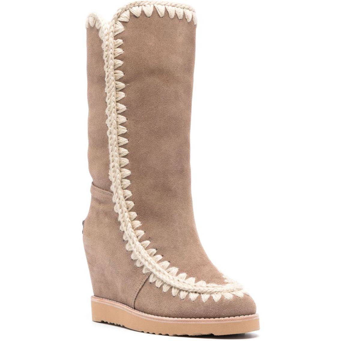 MOU Auliniai moterims, Pilka, French toe wedge tall 2