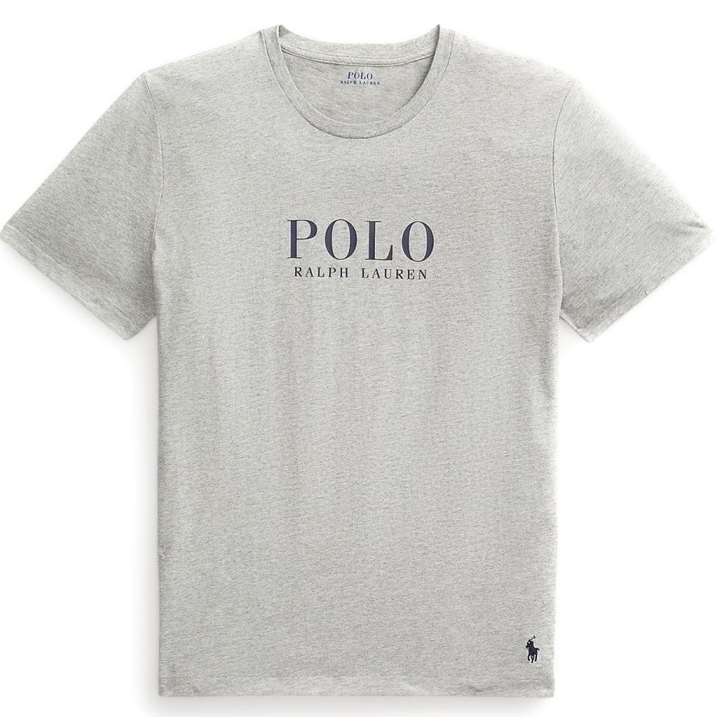POLO RALPH LAUREN Marškinėliai trump. rankovėmis vyrams, Pilka, Short sleeve crew sleep top 1
