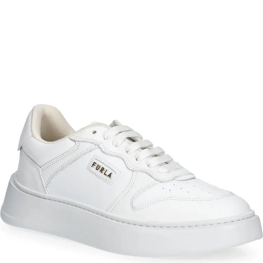 FURLA Laisvalaikio bateliai moterims, Smėlio, Furlasport lace-up sneaker 2