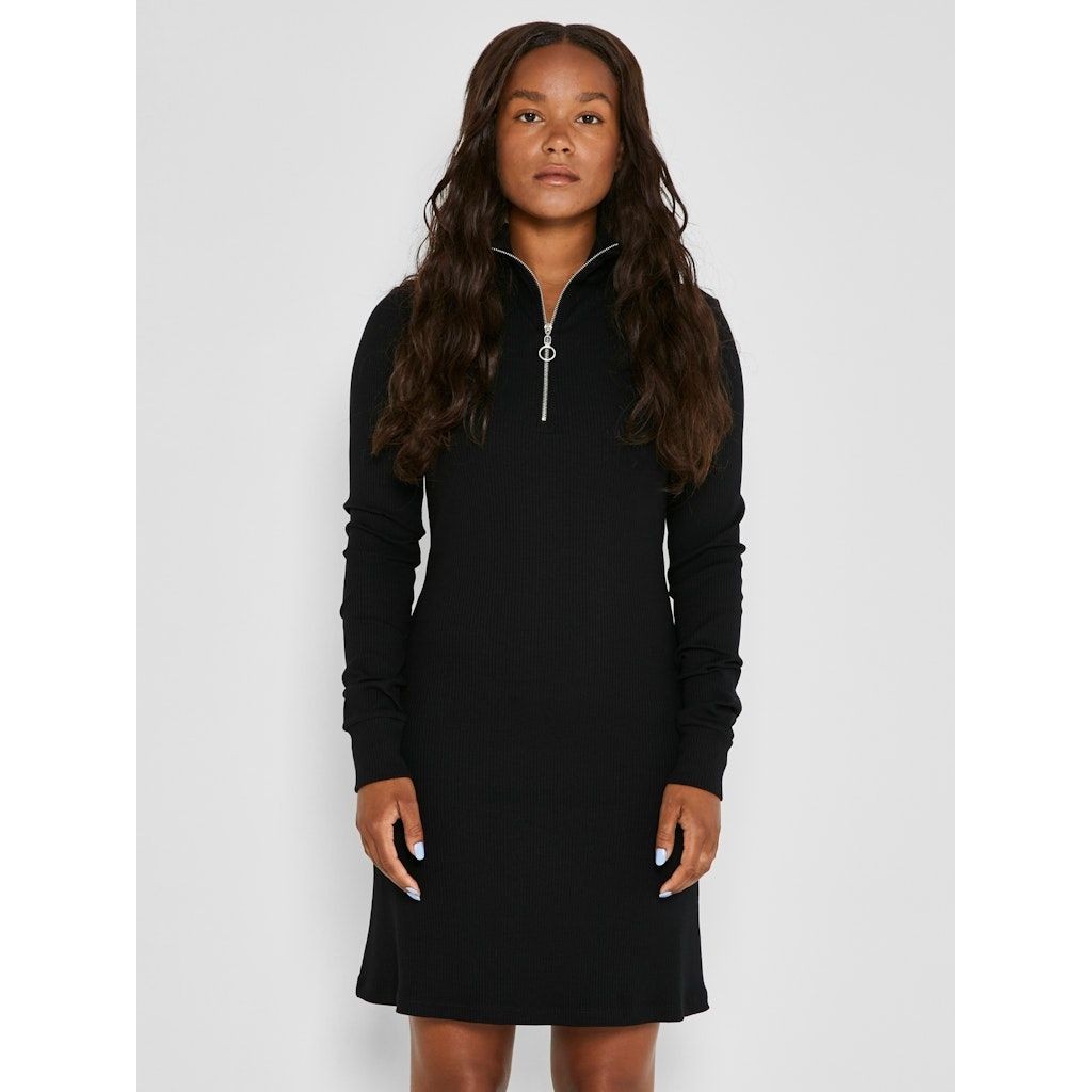 NOISY MAY Palaidinės moterims, Juoda, NMDARIA LS HIGH NECK 3