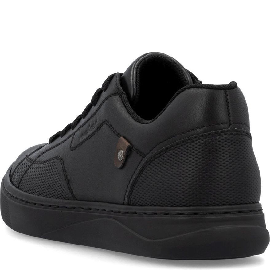 RIEKER Laisvalaikio bateliai vyrams, Juoda, Sneakers 4