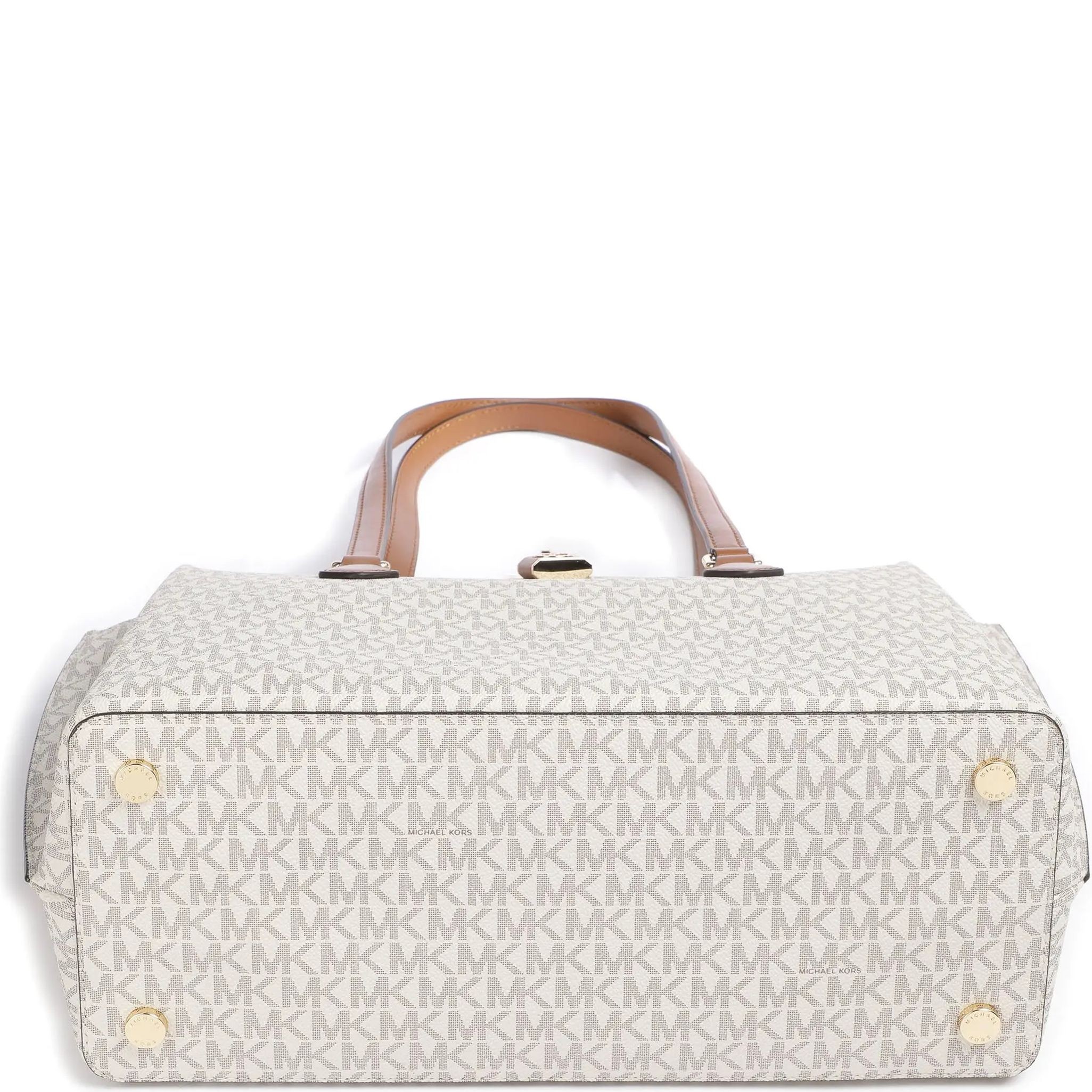 MICHAEL KORS Pirkinių krepšys moterims, Balta, Large top-zip tote 5