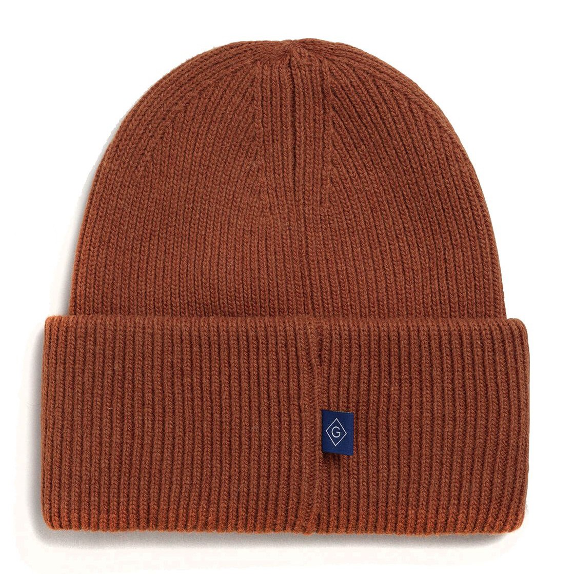 GANT Skrybėlė moterims, Ruda, D2. RIB KNIT BEANIE 2