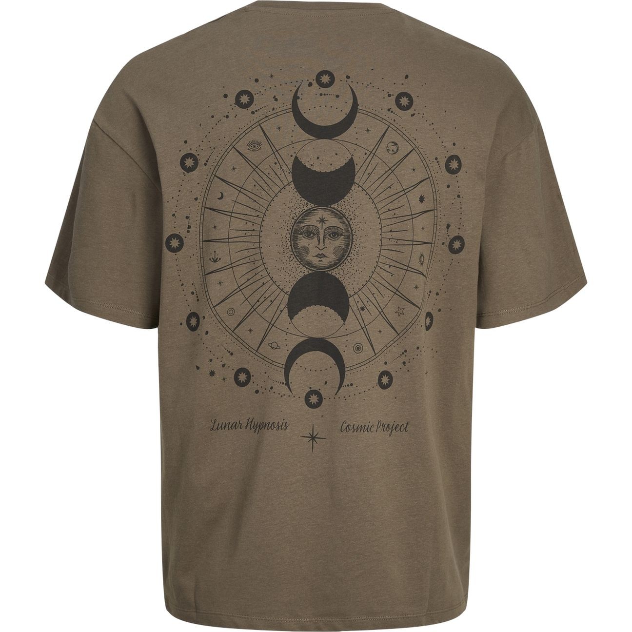 JACK & JONES Marškinėliai vyrams, Ruda, Mystic tee 1