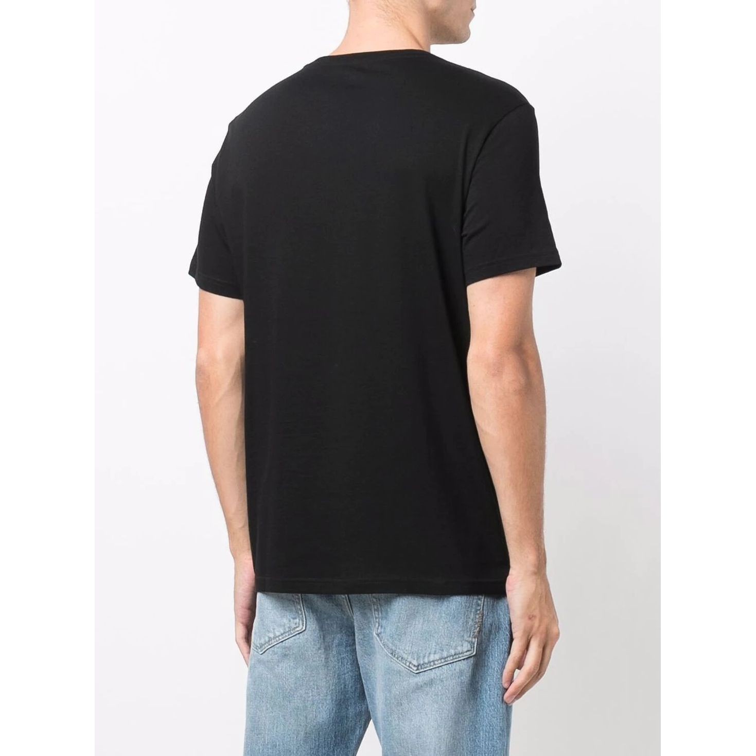 POLO RALPH LAUREN UW Marškinėliai trump. rankovėmis vyrams, Juoda, Crew neck sleep top 3