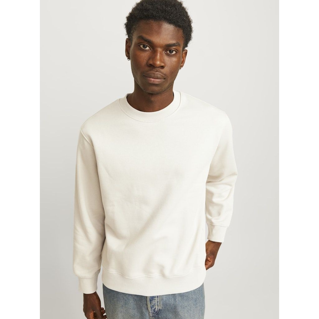 JACK & JONES Megztinis vyrams, Smėlio, Urban edge sweat crew neck 6
