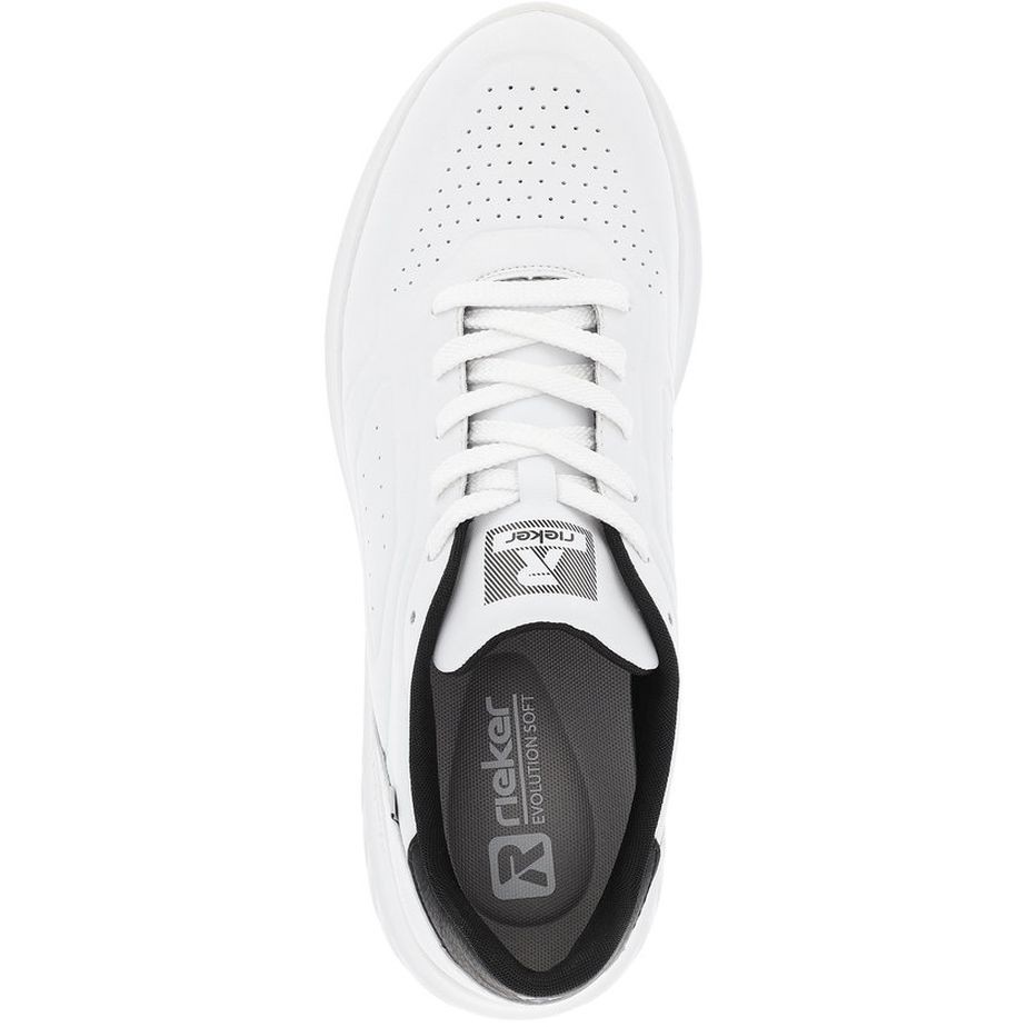 RIEKER Laisvalaikio bateliai vyrams, Balta, LEISURE 6