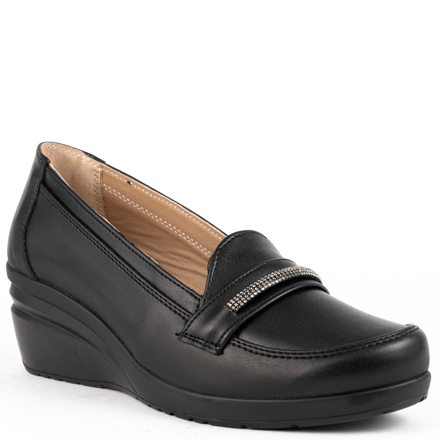 LA CONTE Loaferiai moterims, Juoda, Loafers 1