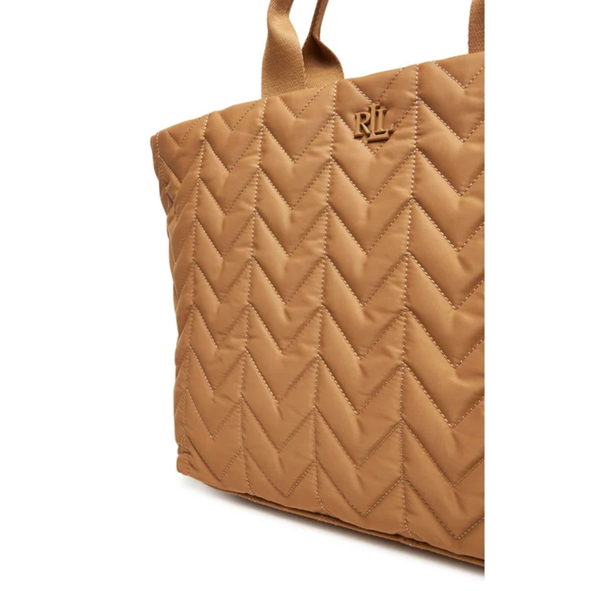 LAUREN RALPH LAUREN Pirkinių krepšys moterims, Chaki, Stevie tp zp tote extra large 4