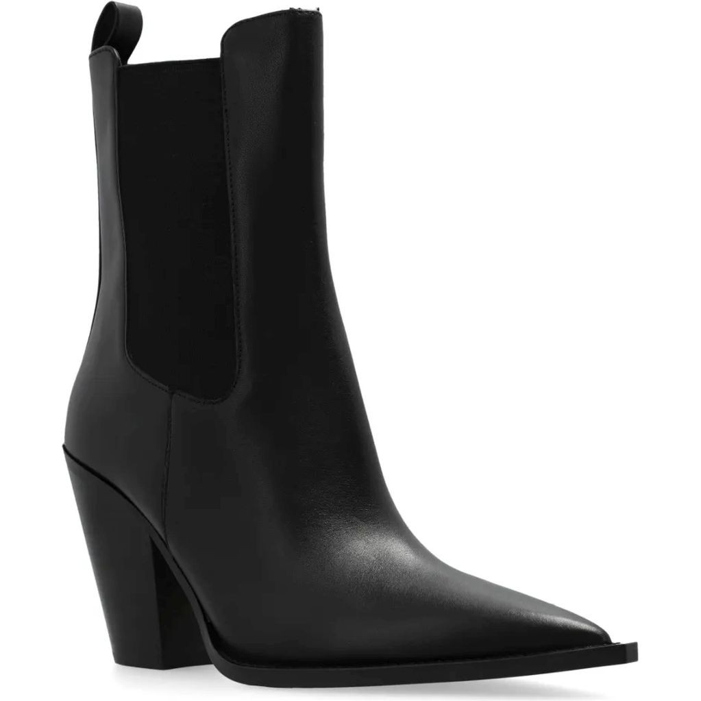 MICHAEL KORS Aulinukai moterims, Juoda, Leni leather boot 2
