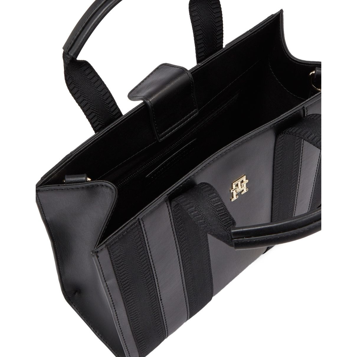 TOMMY HILFIGER Pirkinių krepšys moterims, Juoda, Identityall tote 4