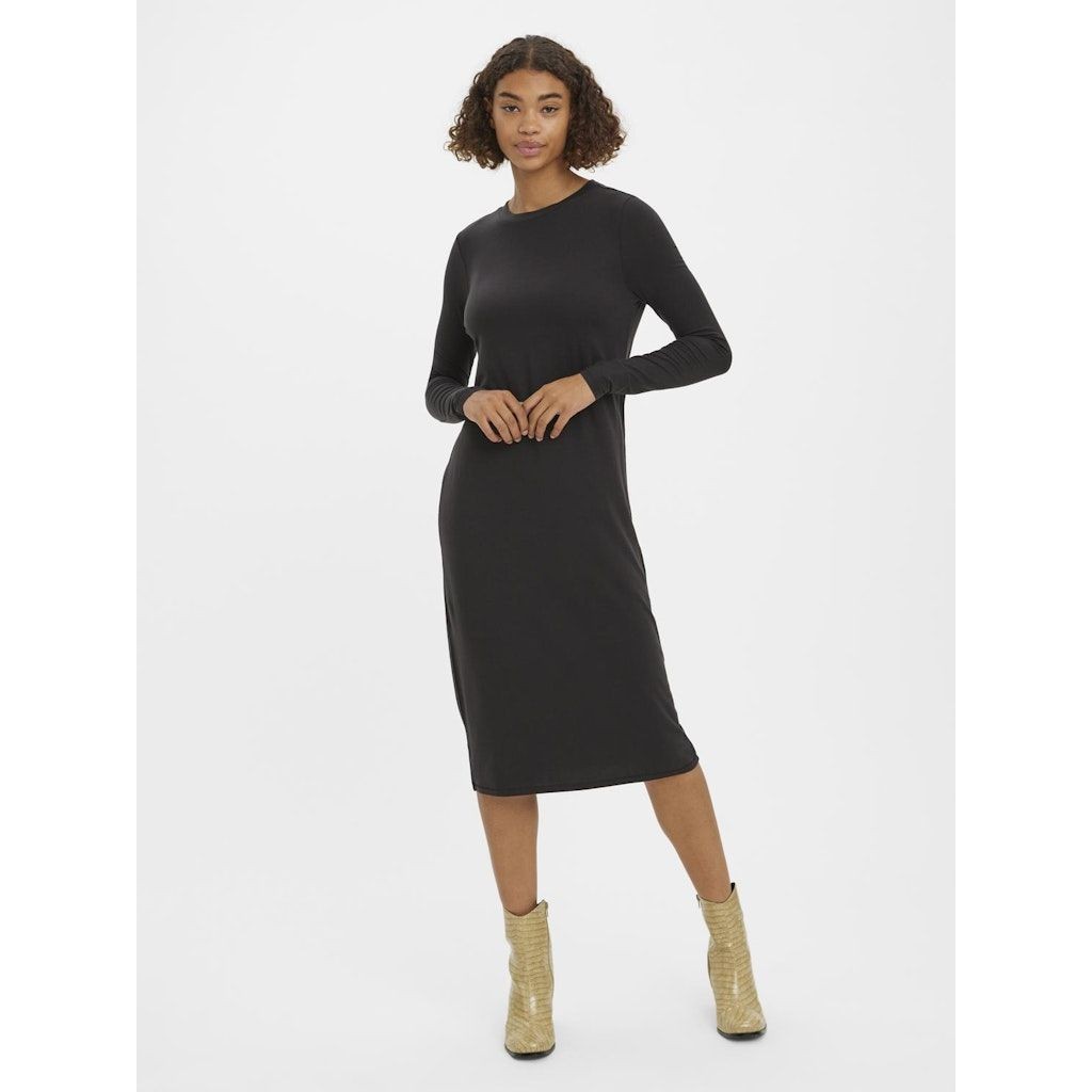 VERO MODA Maxi suknelė moterims, Juoda, VMGAVA L/S DRESS GA N 2