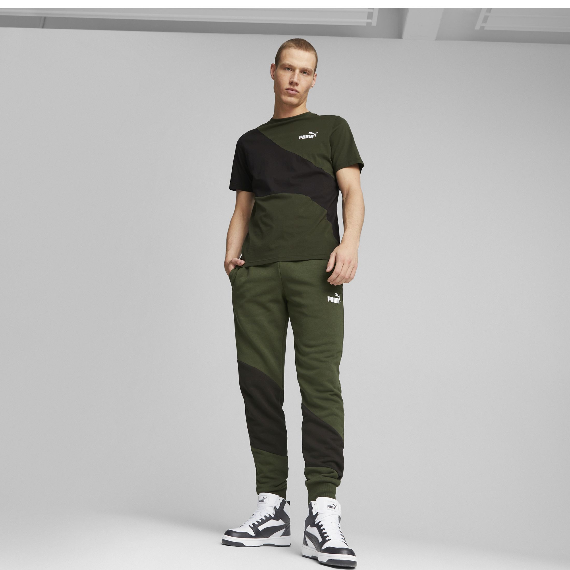 PUMA Aulinukai vyrams, Balta, Rebound booties 8