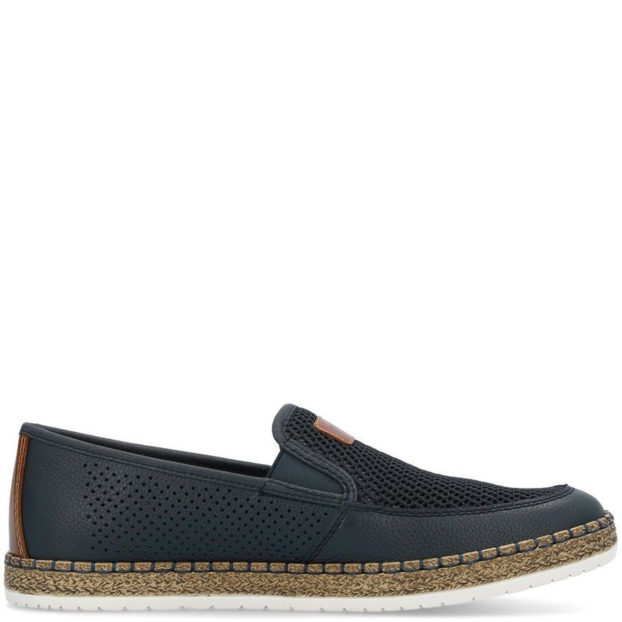 RIEKER Laisvalaikio bateliai vyrams, Mėlyna, LEISURE 7