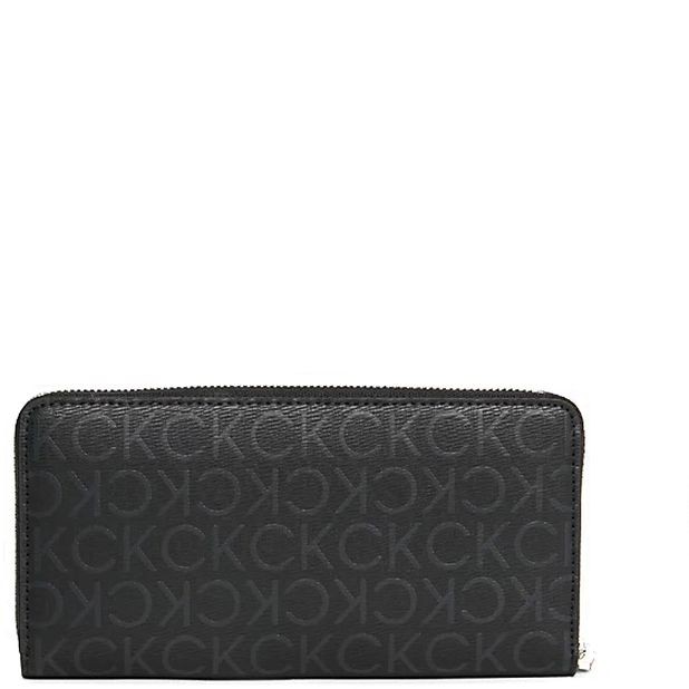 CALVIN KLEIN Piniginė moterims, Juoda, Must z/a wallet 2