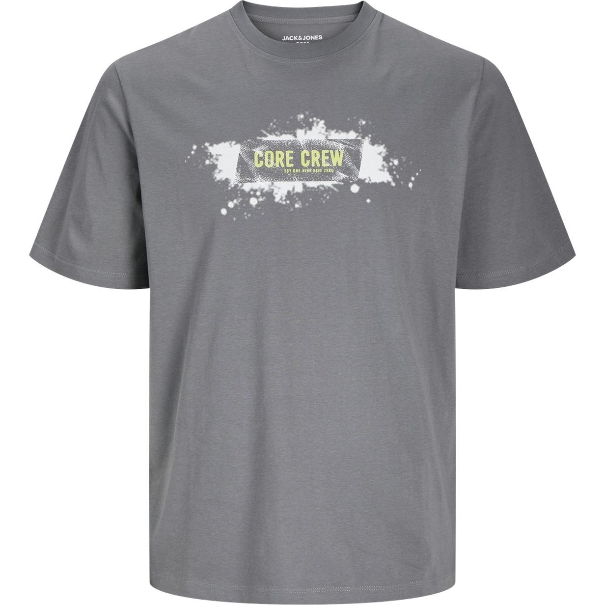 JACK & JONES Marškinėliai vyrams, Gray, Star tee 1