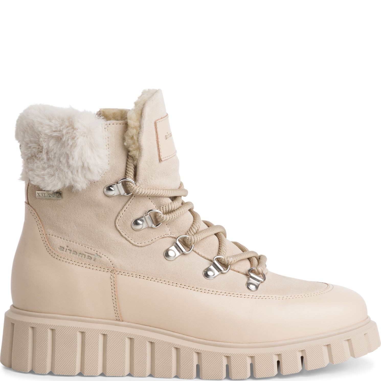 TAMARIS Aulinukai moterims, Smėlio, Wl lace boot 2