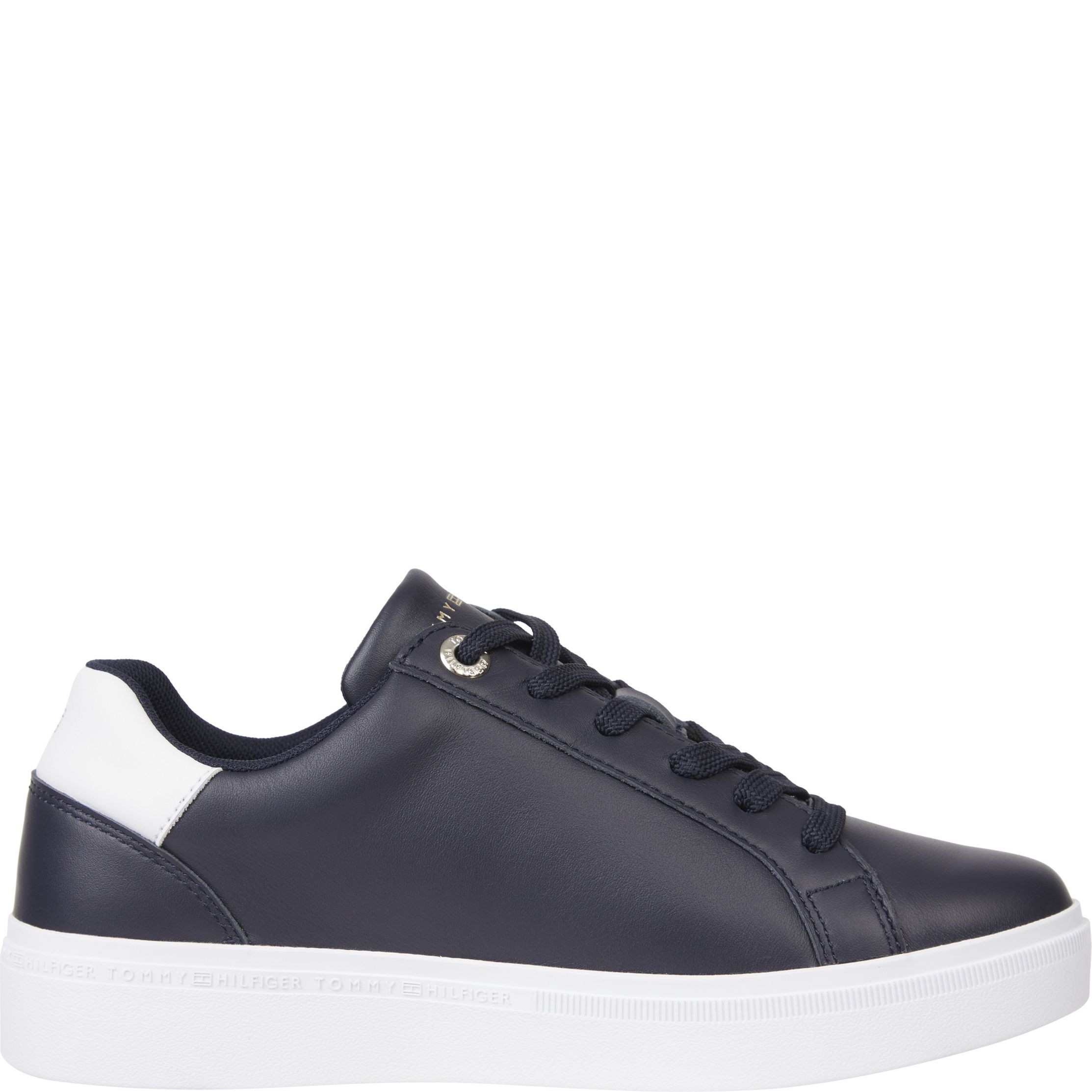 TOMMY HILFIGER Sportiniai bateliai moterims, Mėlyna, Corp webbing sneaker 5